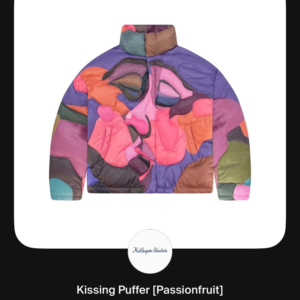 KidSuper Kissing Puffer Passionfruit